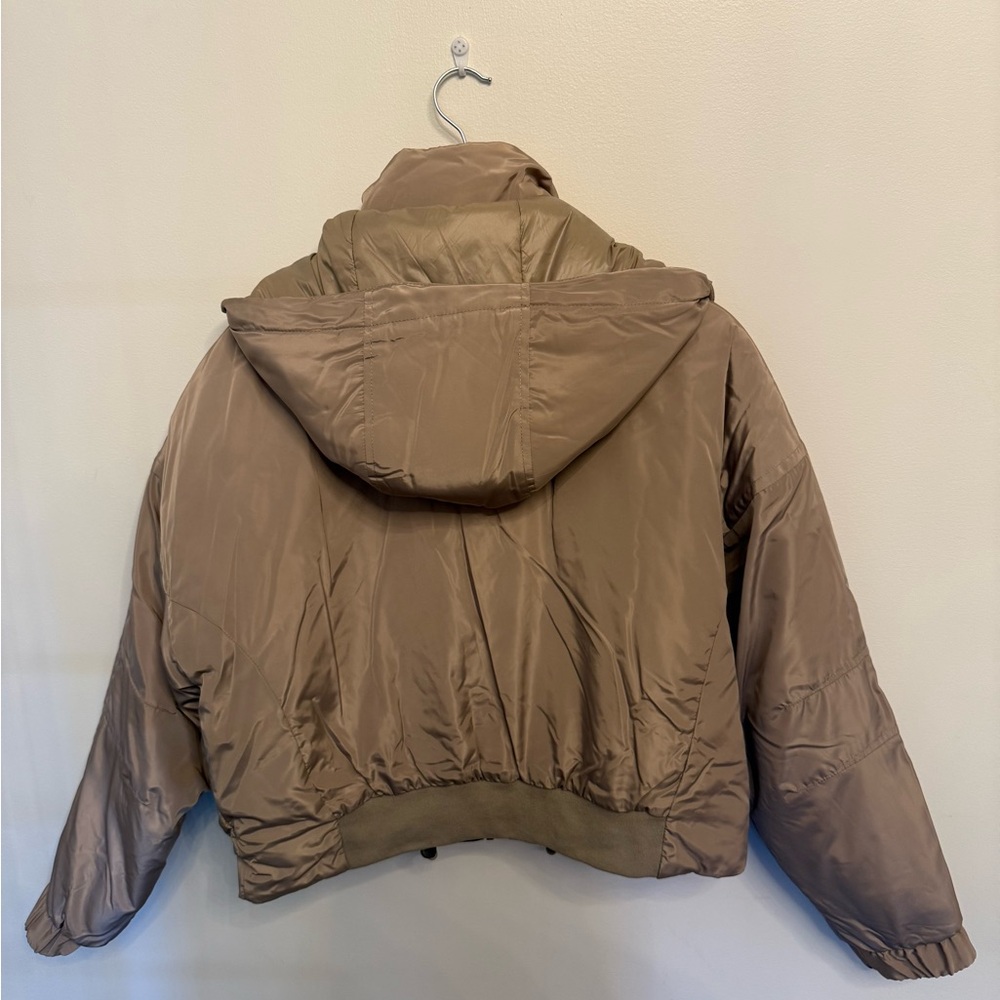 BCBG Champagne Puffer Jacket